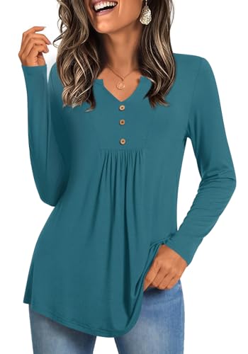 トップス KAVAL Round neck blouse EVALESS Womens Spring Clothes 2025 Long Sleeve Silky Teacher